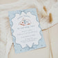 Printable bunny birthday party invitation