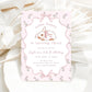 Cute bunny birthday invite for girl’s celebration