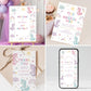 Printable unicorn party decor for girl’s birthday