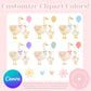 Editable mother goose baby shower favor tag