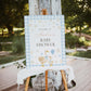 Editable goose on the loose theme baby shower sign template