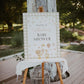 Editable silly goose baby shower welcome poster