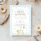 Spring easter baby shower printable invite
