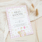 Printable spring vintage goose baby shower template