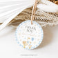 Editable little goose favor tags for goose-themed first birthday party