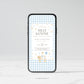 Editable gingham baby shower invitation template