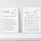 Boy baby shower fun game bundle