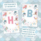 Editable ocean party decorations boy and girl