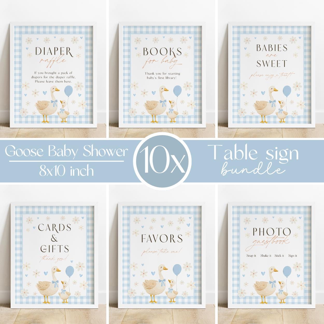 Silly Goose baby shower bundle