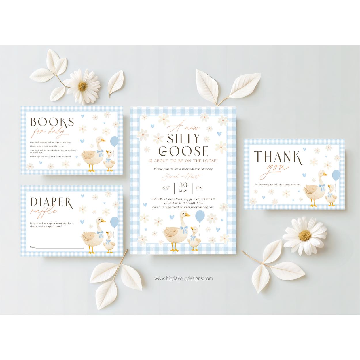 Printable baby shower games set
