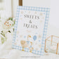 Mama and baby goose shower sign printable