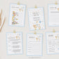 Editable goose baby shower activities