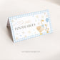 Boy birthday party place card