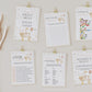 Editable gingham little goose party game templates