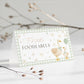 Editable sage green goose table card