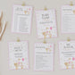 Printable little goose party game set