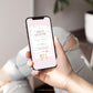Mother Goose baby shower invite pink theme