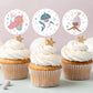 Custom printable cupcake toppers ocean theme