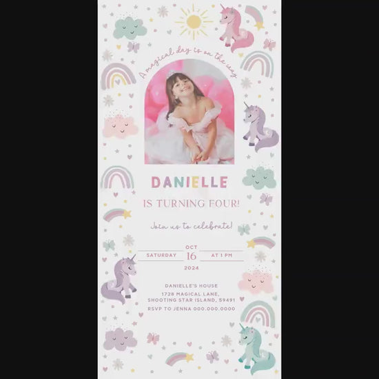 Video of editing template in canva