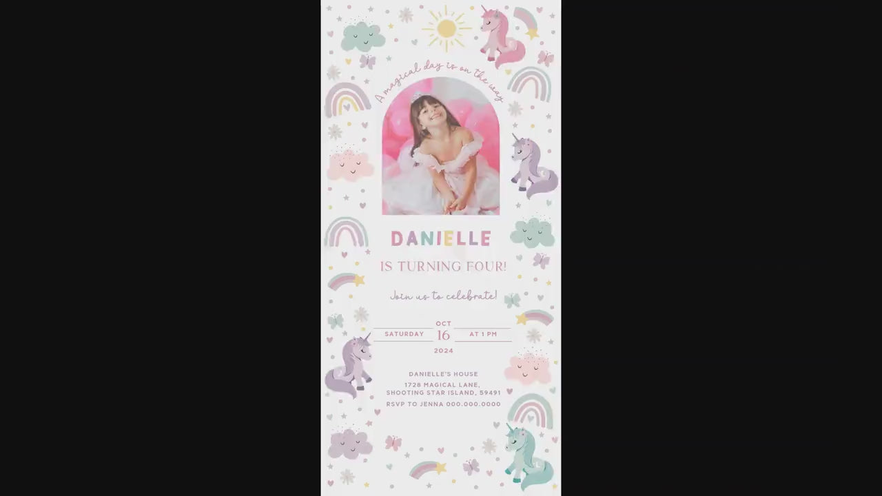Video of editing template in canva