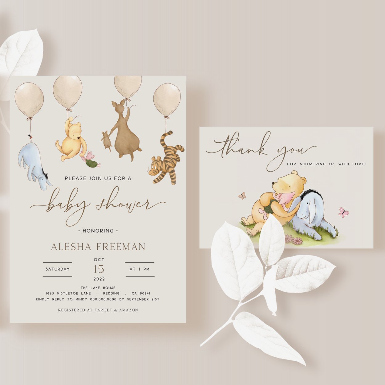 Winnie the Pooh Baby Shower Bundle - Big Day Out