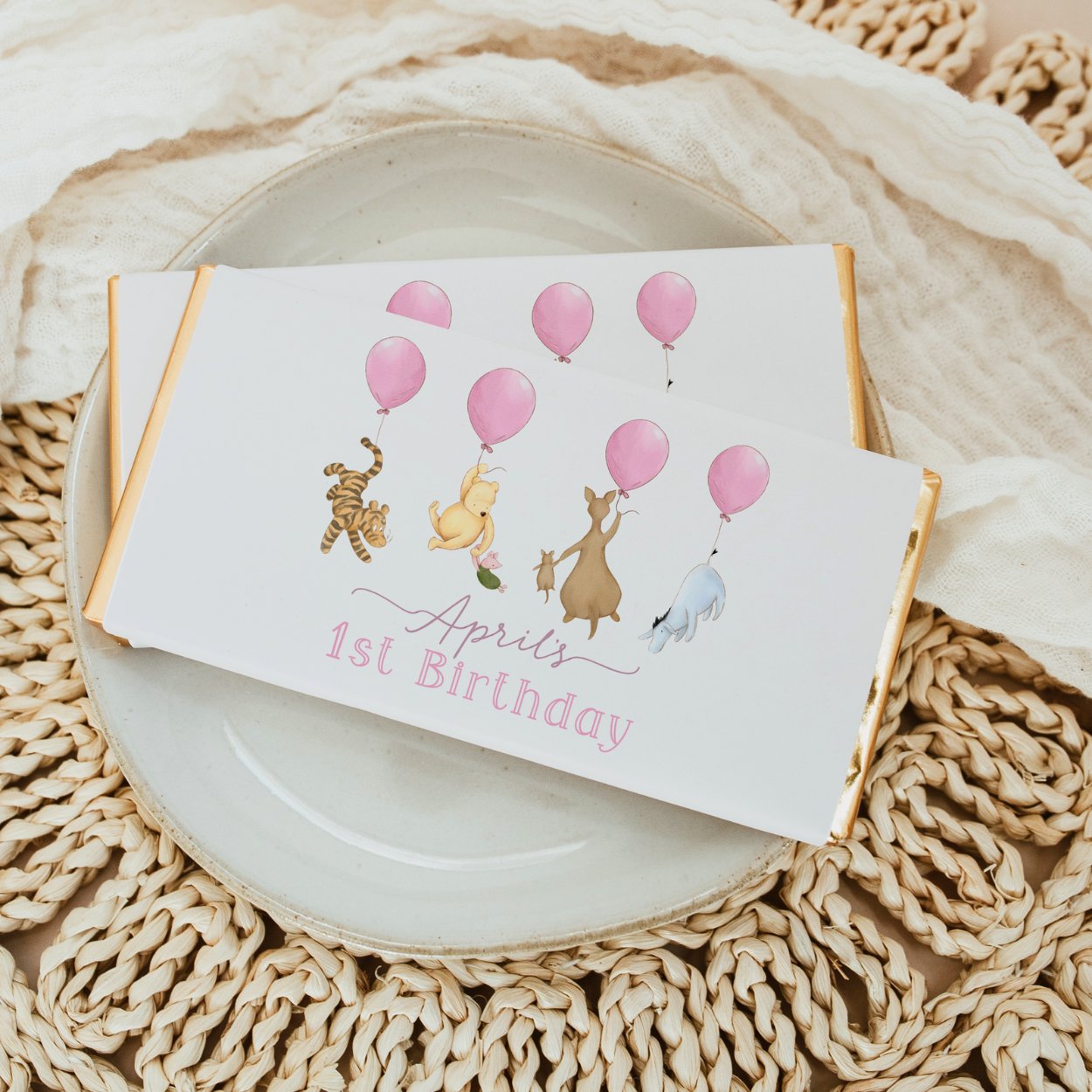 Winnie the Pooh Chocolate Favors - Big Day Out