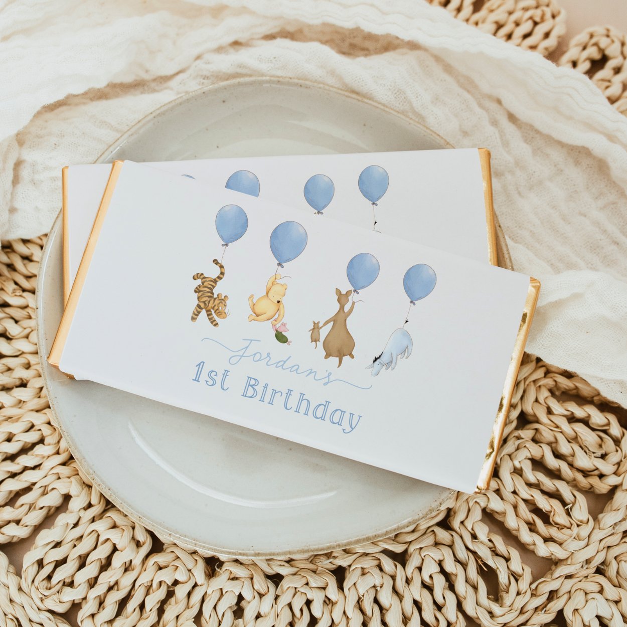 Winnie the Pooh Chocolate Favors - Big Day Out