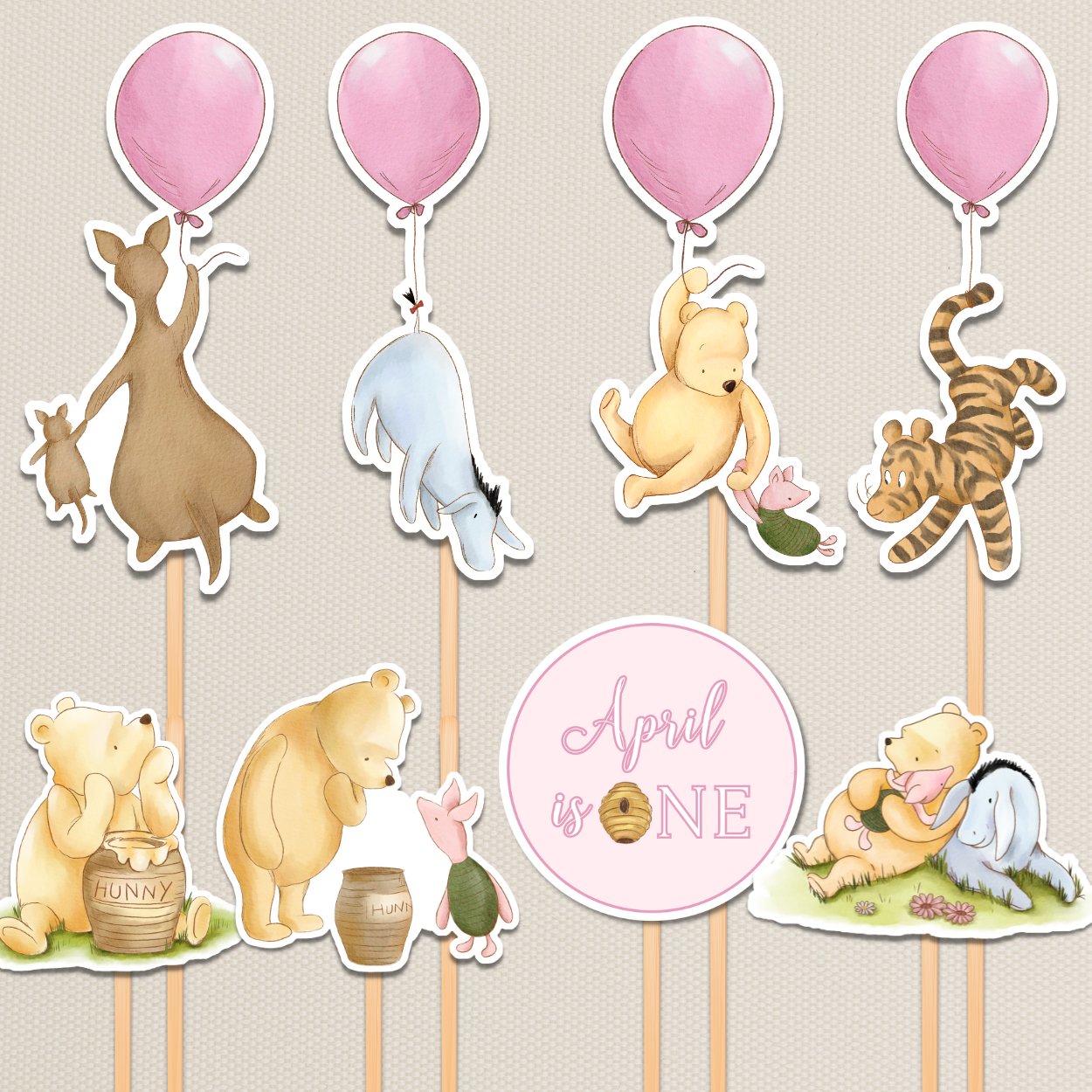 Winnie the Pooh Cutouts - Big Day Out