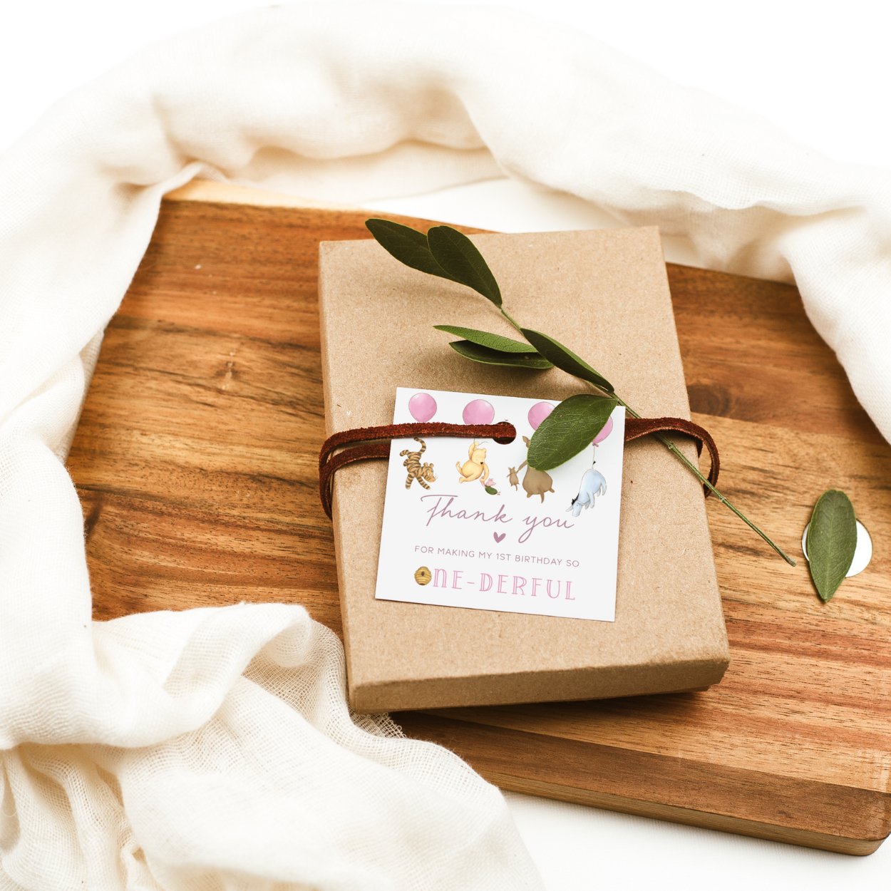Winnie the Pooh Favor Tag - Big Day Out