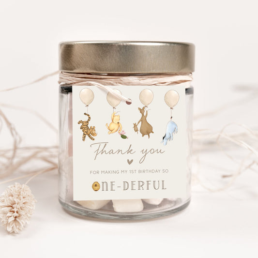Winnie the Pooh Favor Tag - Big Day Out