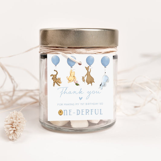 Winnie the Pooh Favor Tag - Big Day Out