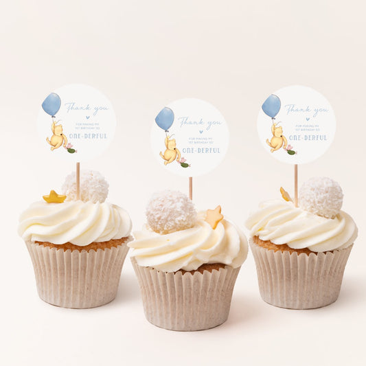 Winnie the Pooh Favor Tags Bundle - Big Day Out