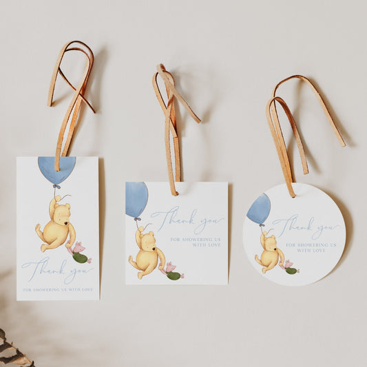 Winnie the Pooh Favor Tags Bundle - Big Day Out