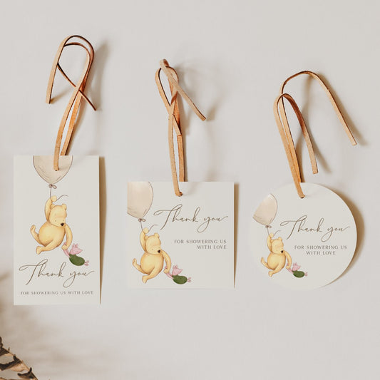 Winnie the Pooh Favor Tags Bundle - Big Day Out