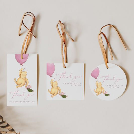 Winnie the Pooh Favor Tags Bundle - Big Day Out