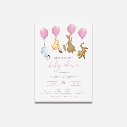 Winnie the Pooh Invitation - Big Day Out