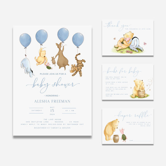 Winnie the Pooh Invitation - Big Day Out