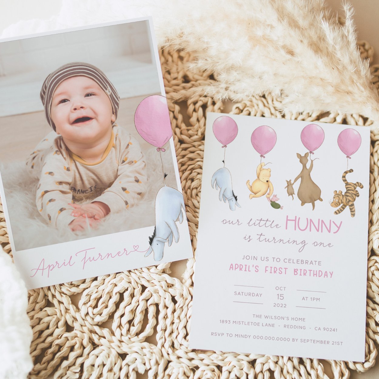 Winnie the Pooh Invitation - Big Day Out