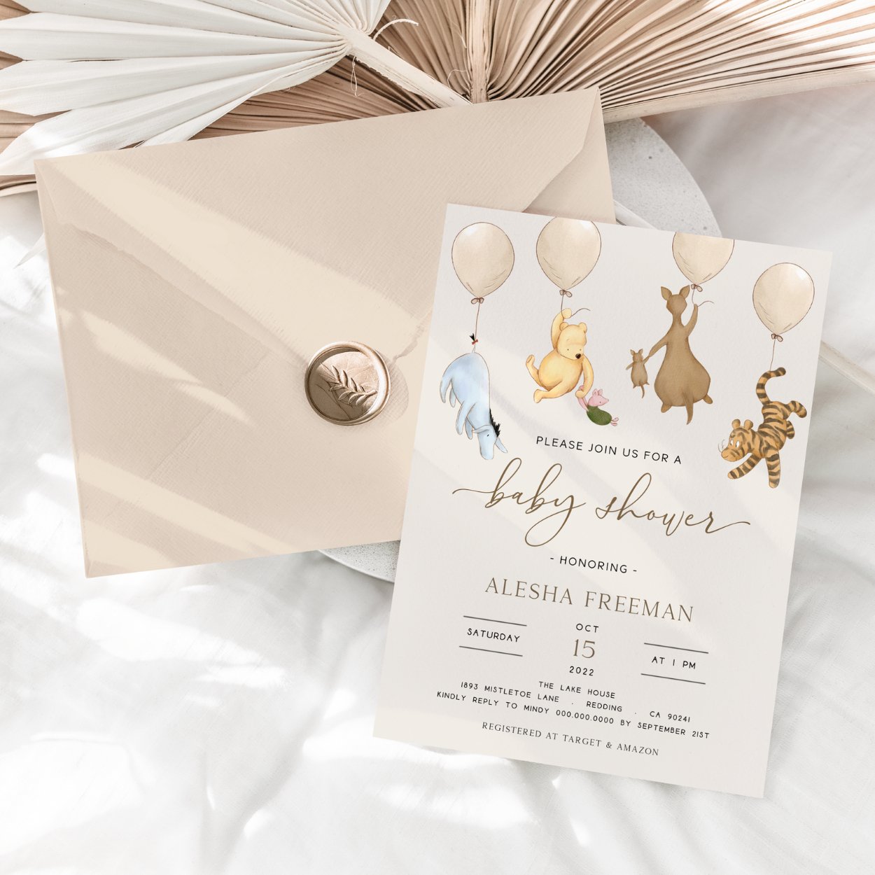 Winnie the Pooh Invitation - Big Day Out