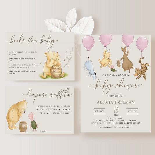 Winnie the Pooh Invitation Set - Big Day Out