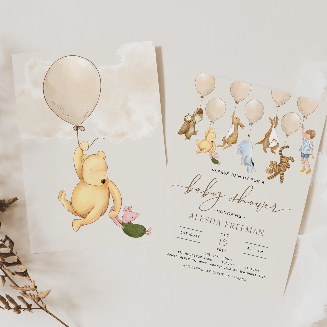 Winnie the Pooh Invitation Set - Big Day Out