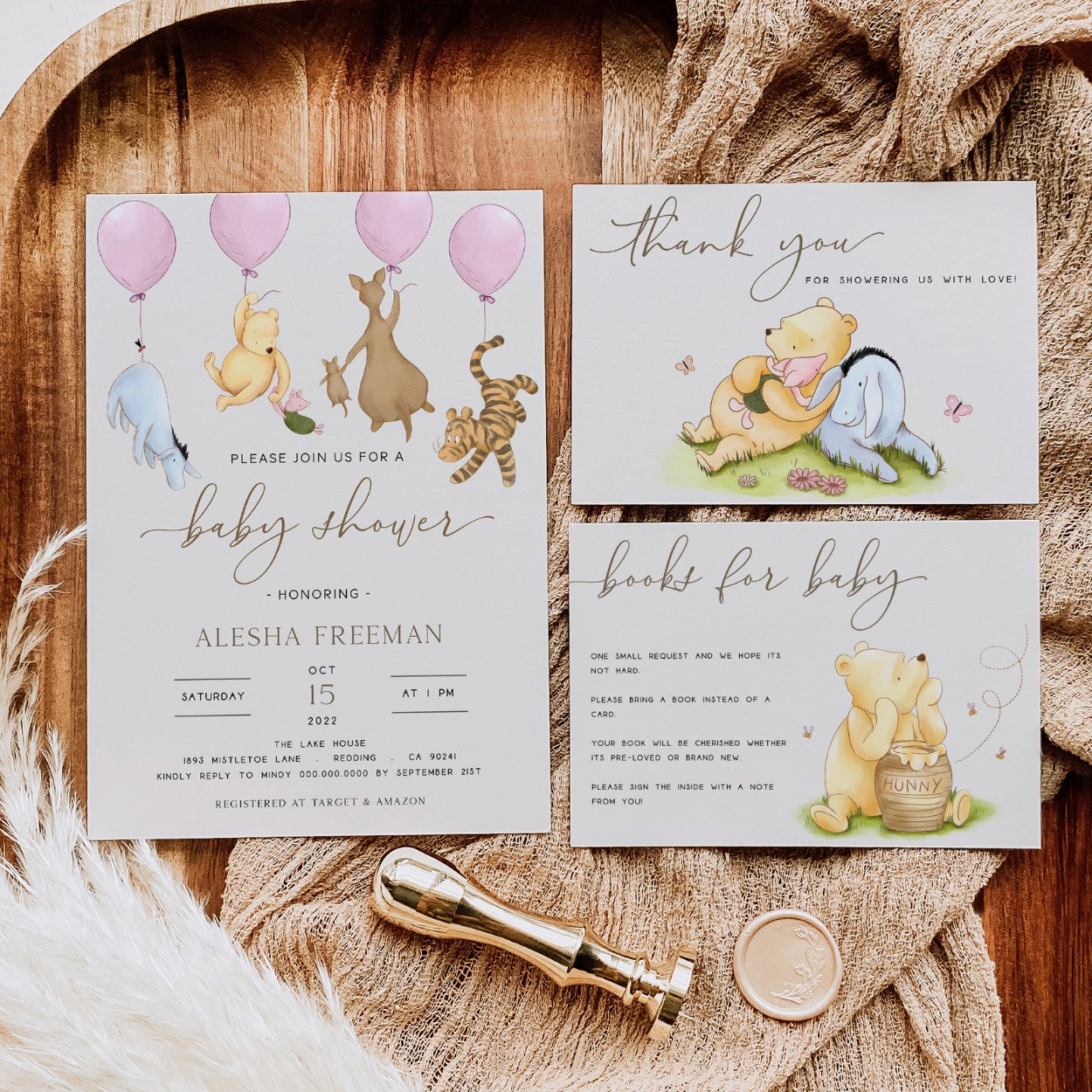 Winnie the Pooh Invitation Set - Big Day Out