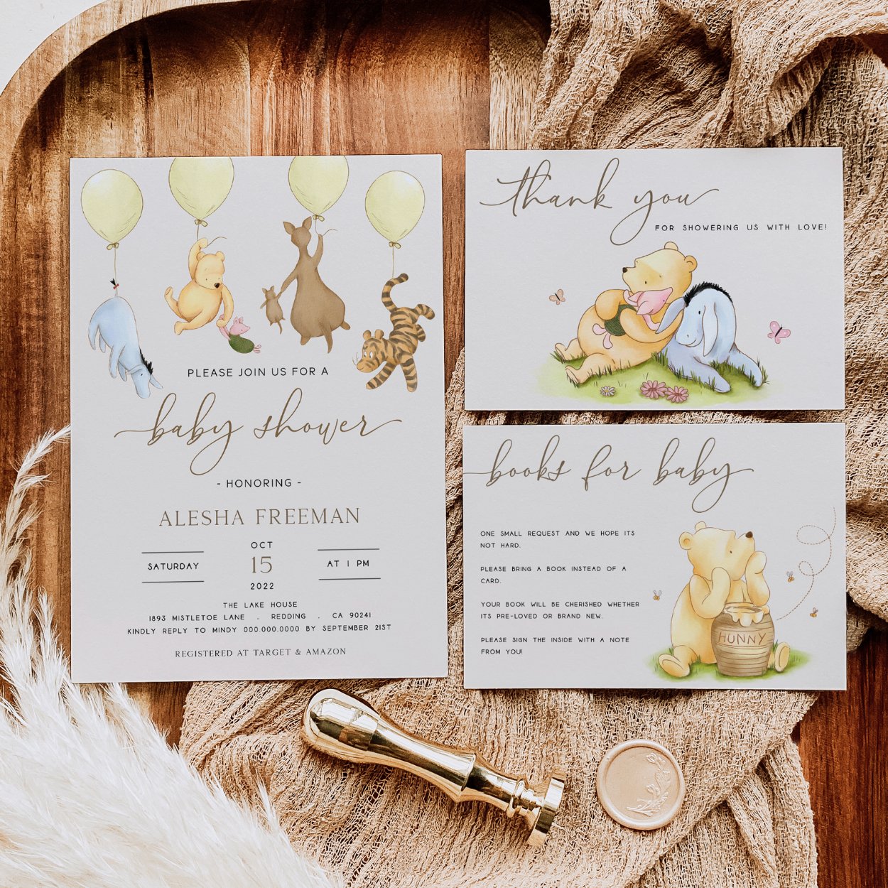 Winnie the Pooh Invitation Set - Big Day Out