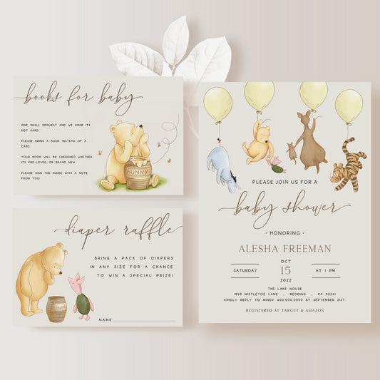 Winnie the Pooh Invitation Set - Big Day Out