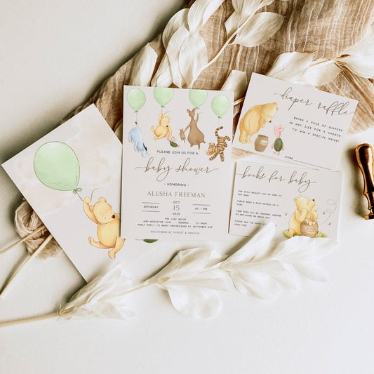 Winnie the Pooh Invitation Set - Big Day Out