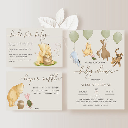 Winnie the Pooh Invitation Set - Big Day Out