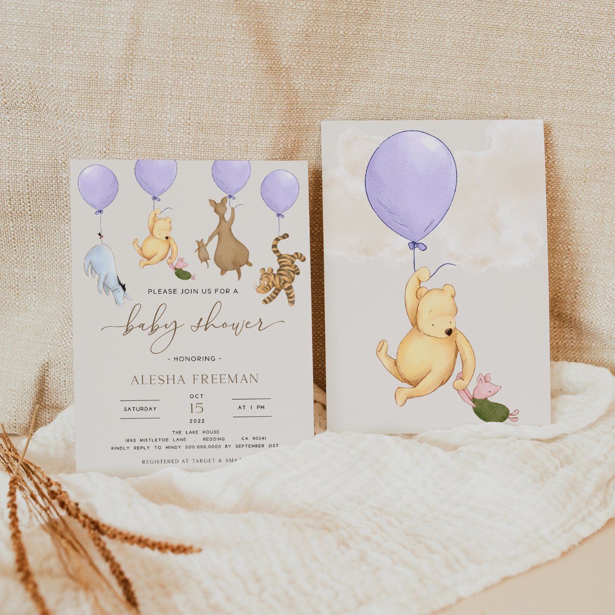 Winnie the Pooh Invitation Set - Big Day Out