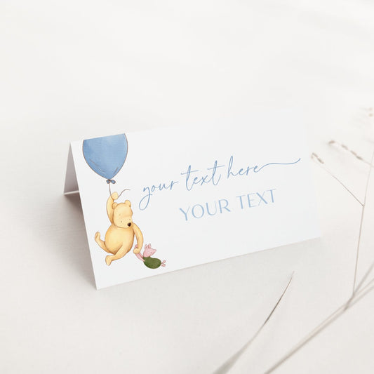 Winnie the Pooh Place Cards - Big Day Out