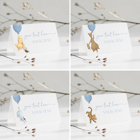 Winnie the Pooh Place Cards - Big Day Out