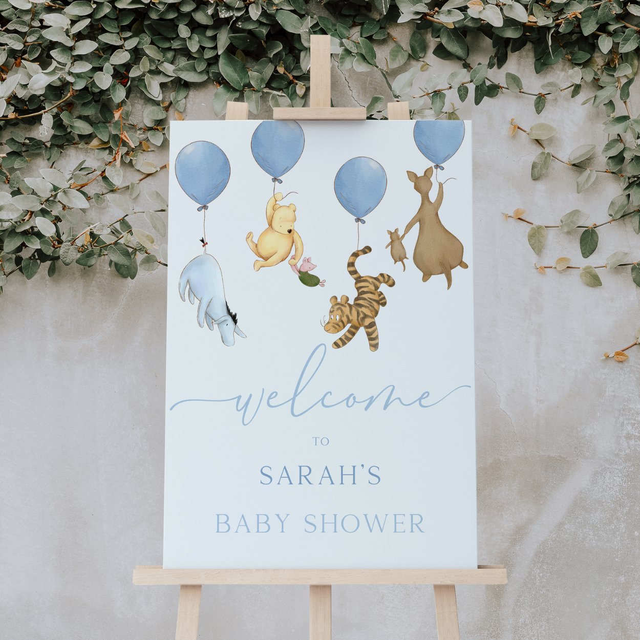 Winnie the Pooh Welcome Sign - Big Day Out